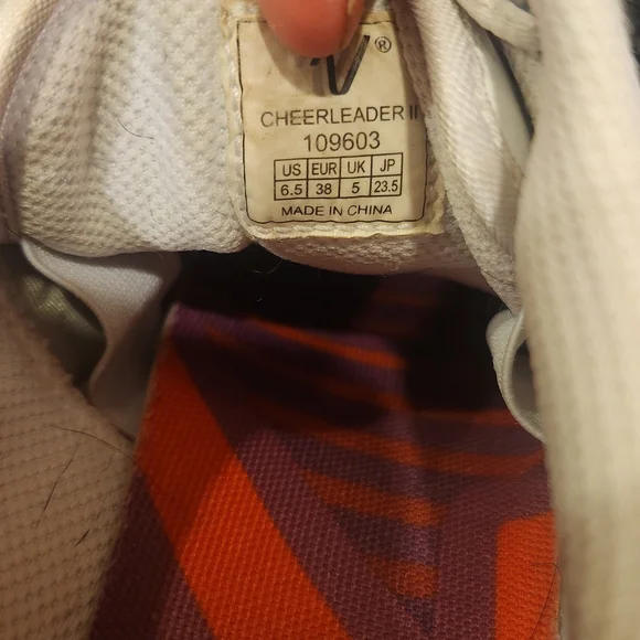 White Cheer Sneakers - Picture 4 of 4